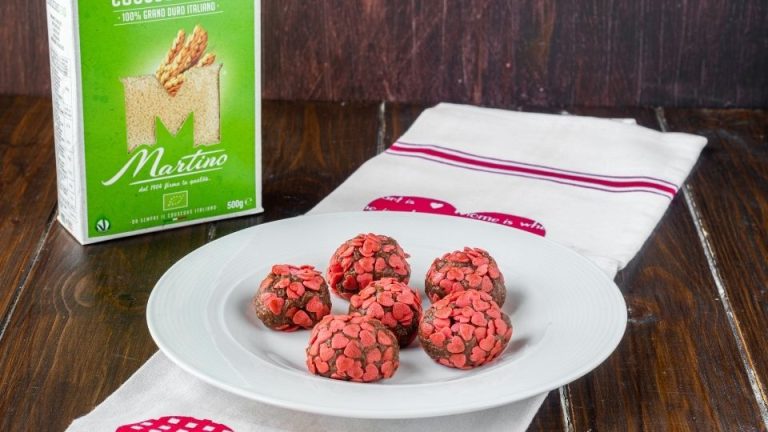 Chocolate and Coconut Couscous Truffles