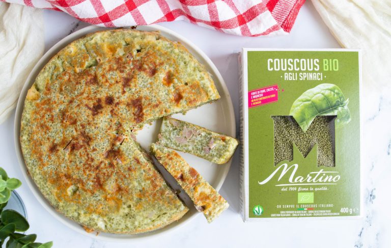 Ricotta and Spinach Couscous Pie