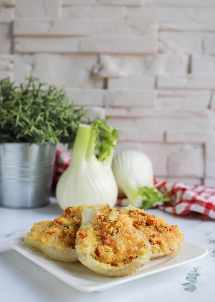 FINOCCHI RIPIENI DI COUSCOUS DI MAIS AL FORNO