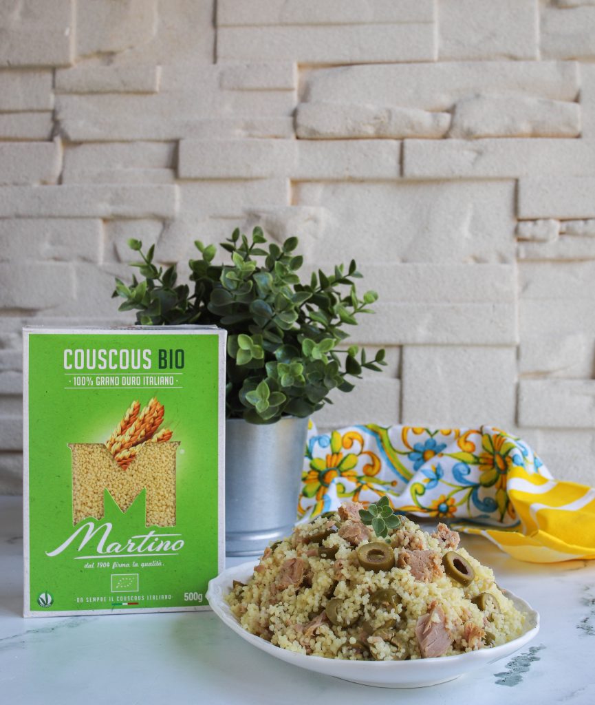 COUS COUS BIO CON TONNO E OLIVE