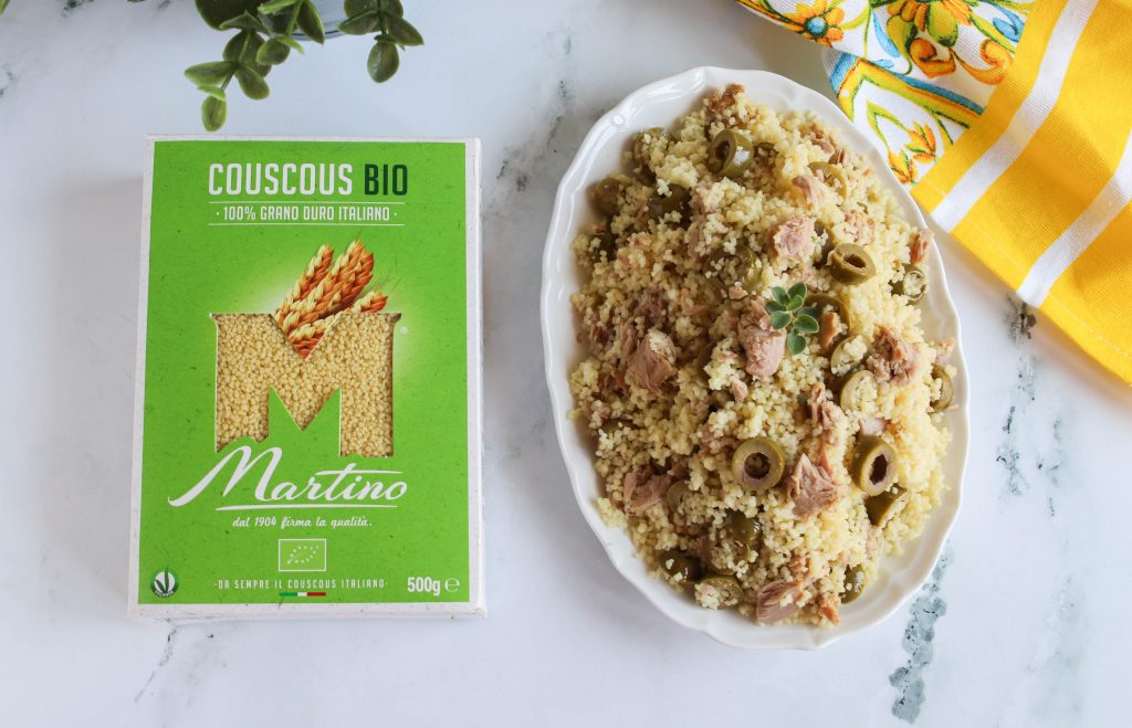 COUS COUS BIO CON TONNO E OLIVE