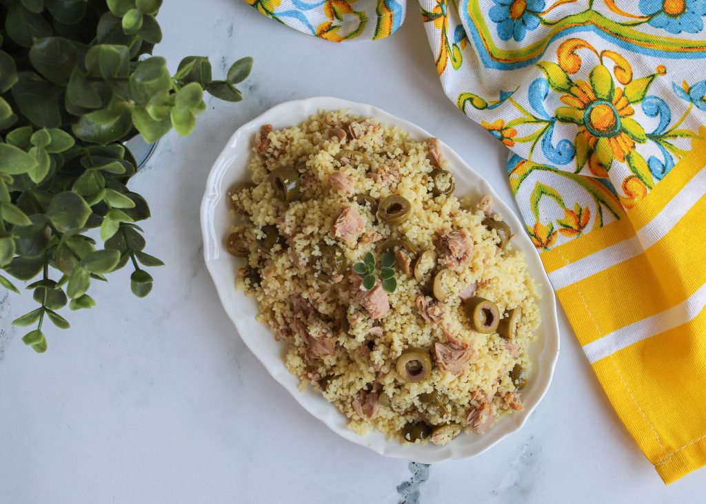 COUS COUS BIO CON TONNO E OLIVE