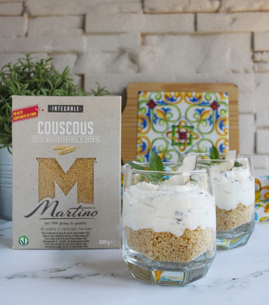 LIGHT COCONUT CUPS WITH WHOLE-GRAIN COUSCOUS