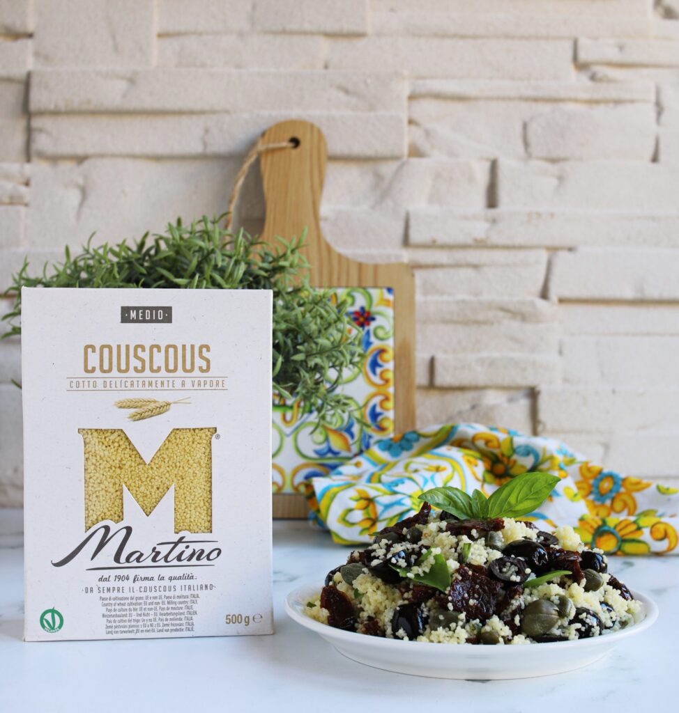 COUSCOUS CON POMODORI SECCHI E OLIVE