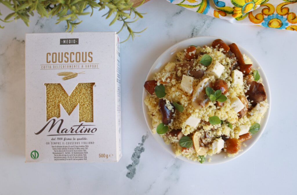 COUSCOUS CON FUNGHI E MOZZARELLA
